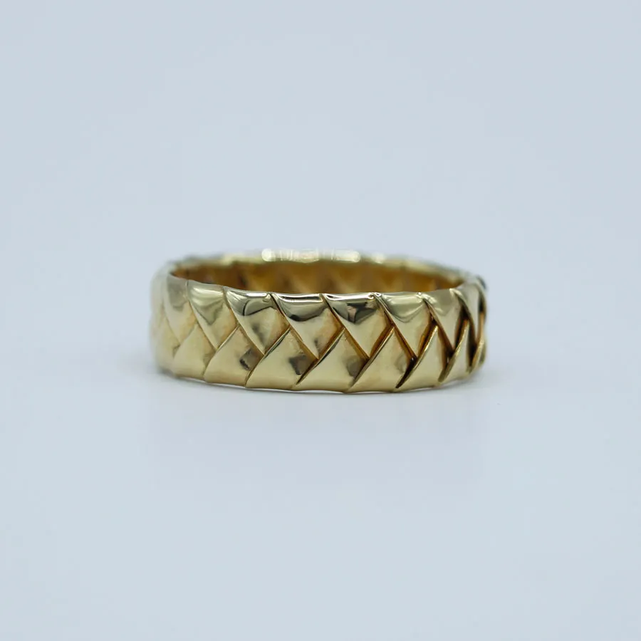 14K Yellow Gold Braided Ring