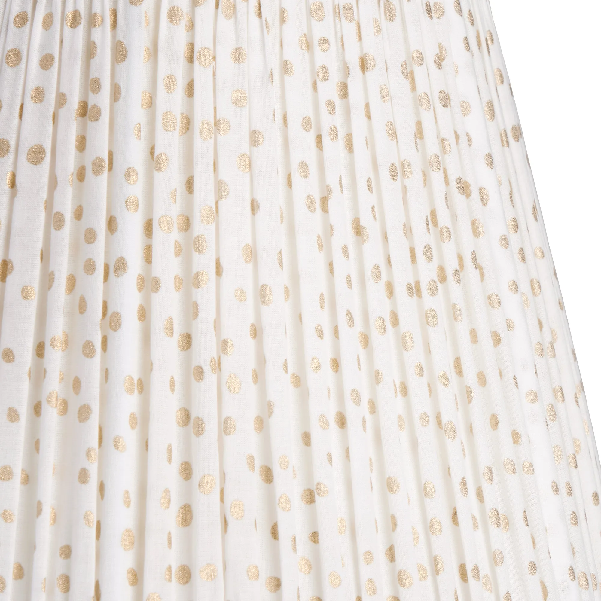 25cm empire shade in gold dotty