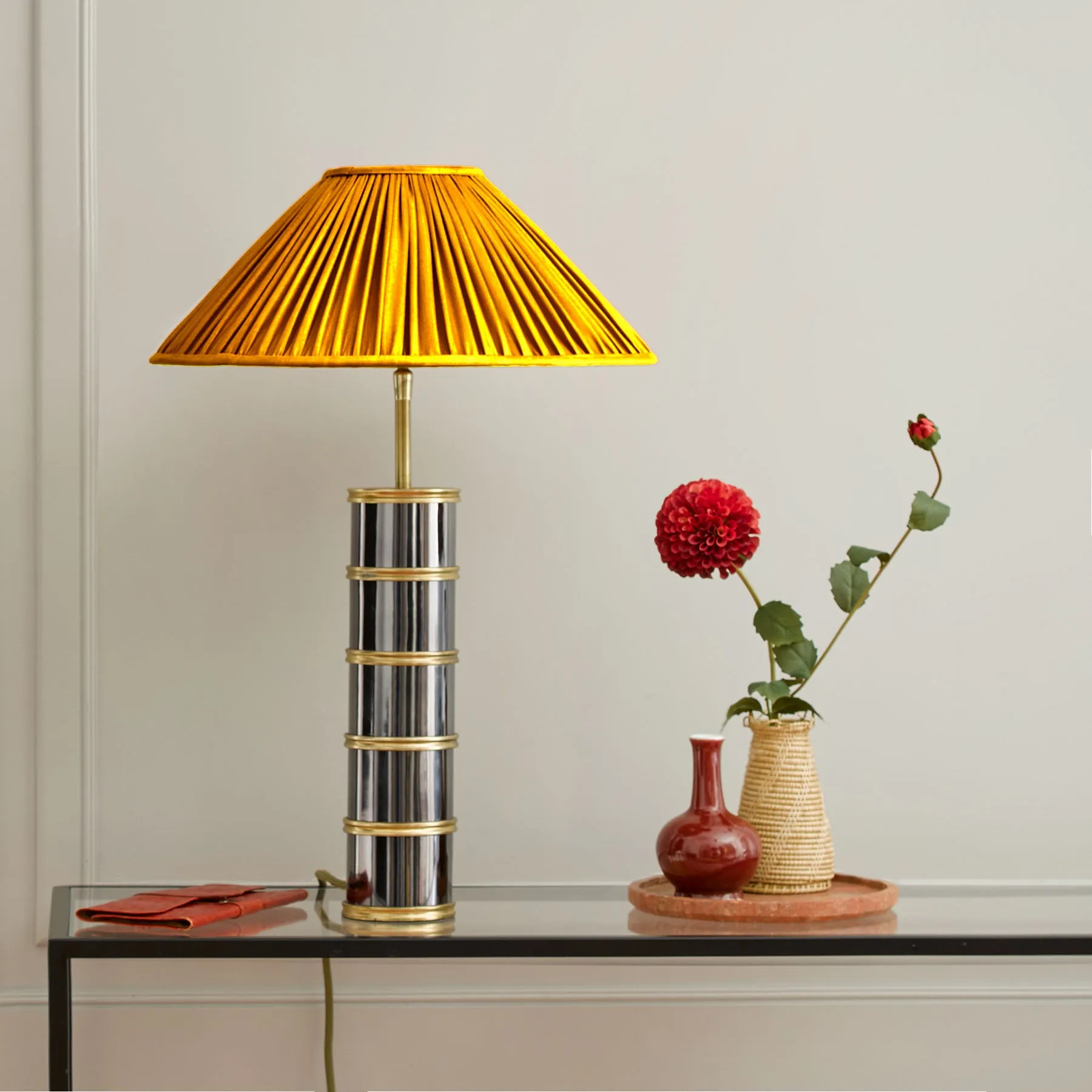 25cm extreme empire shade in Toulouse silk