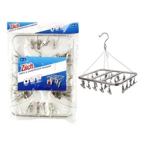 26 Pegs Aluminium Sock & Underwear Clothes Hanger - 35cm x 27cm