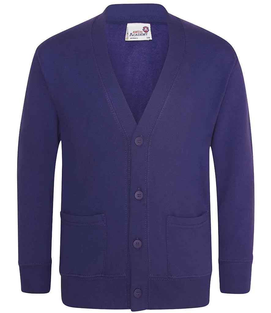 AC002B - AWDis Academy Kids Sweat Cardigan
