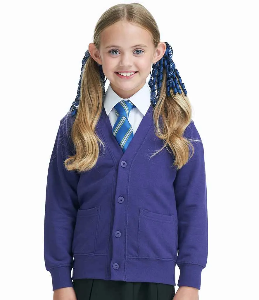 AC002B - AWDis Academy Kids Sweat Cardigan