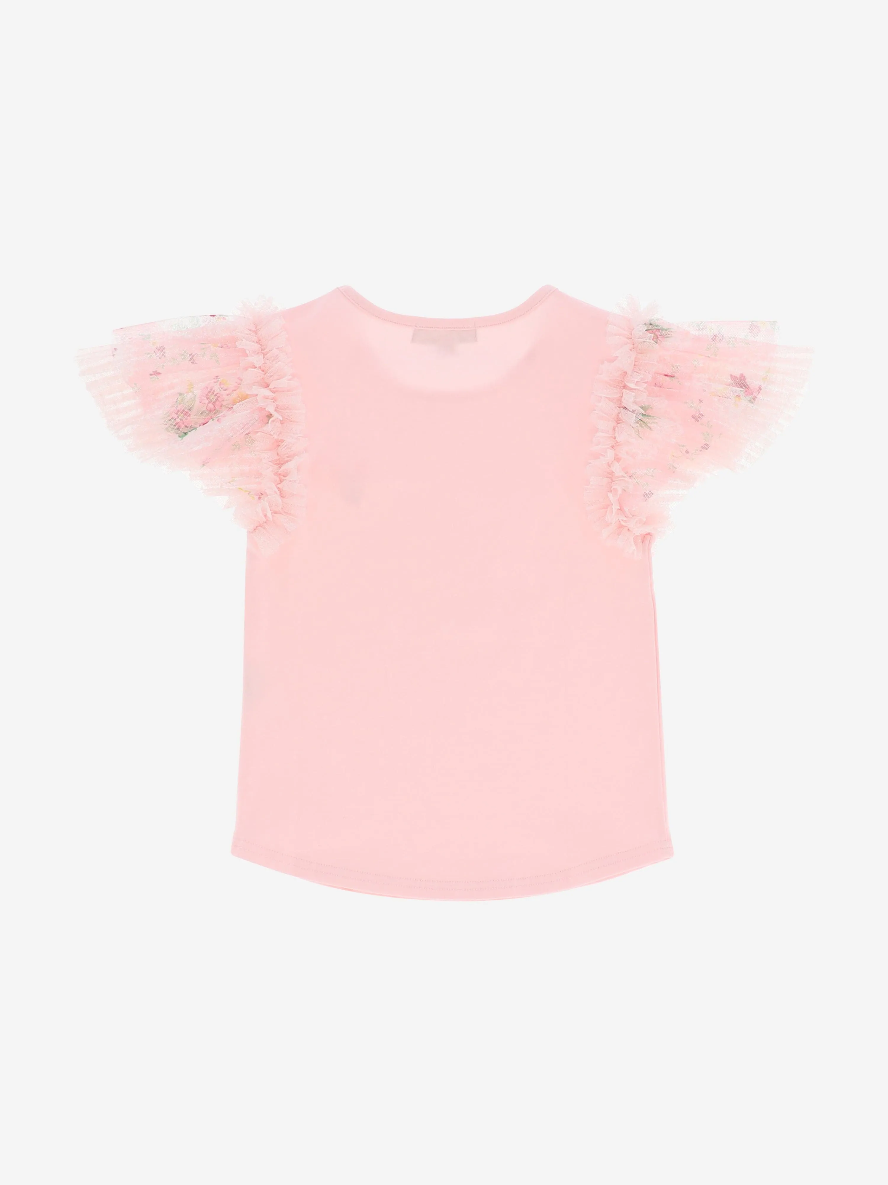 Angels Face Girls Larisa Floral Top  in Pink