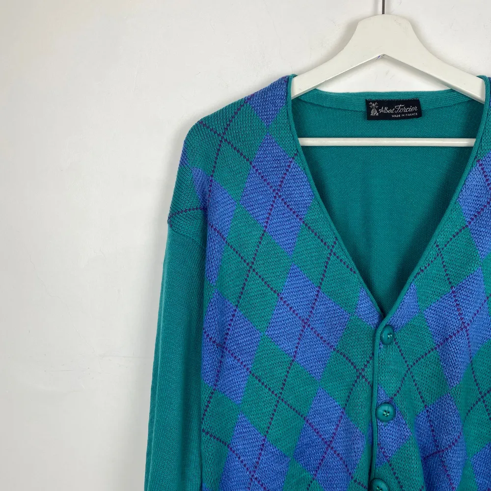 Argyle Cardigan - MEDIUM