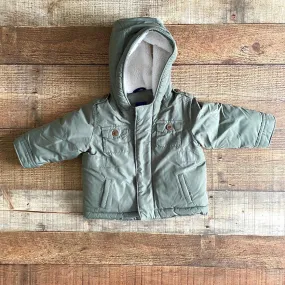 Baby Gap Olive Primaloft Down Alternative Jacket- Size 6-12 M