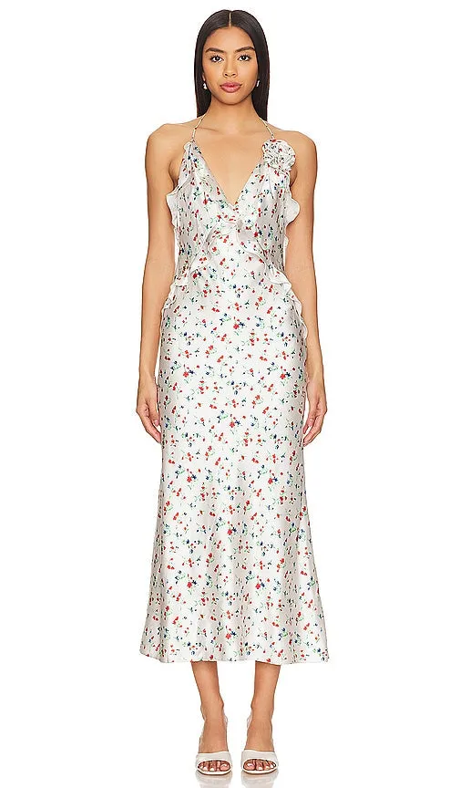 Bardot Olea Maxi Dress in Ivory
