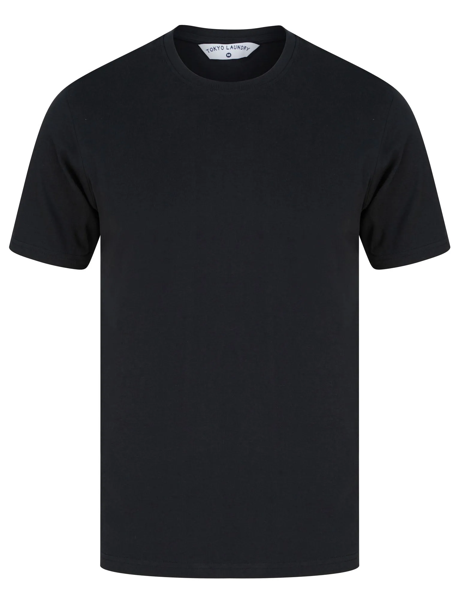 Bilton (5 Pack) Cotton Jersey Basic T-Shirt Set In Wine / Navy / Grey Marl / White / Black - Tokyo Laundry