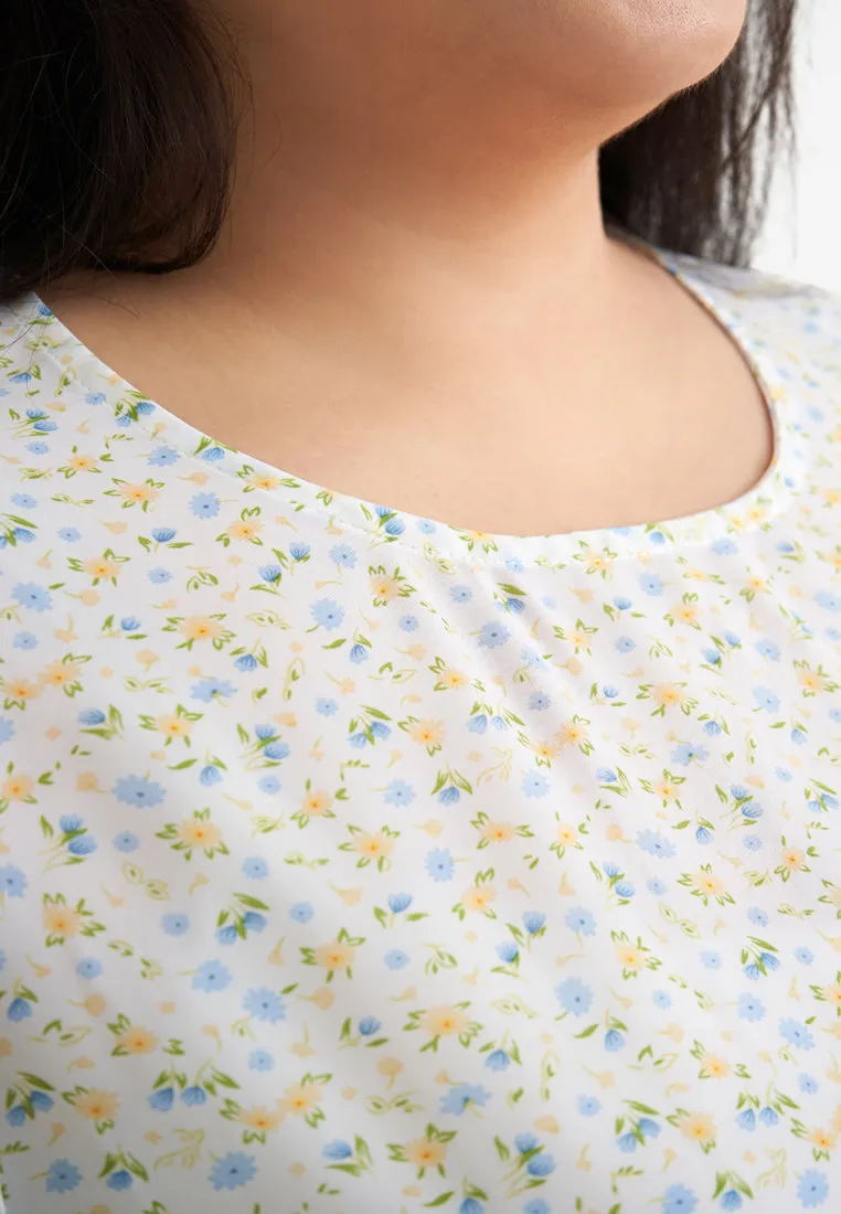 Blake Bell Sleeve Printed Blouse