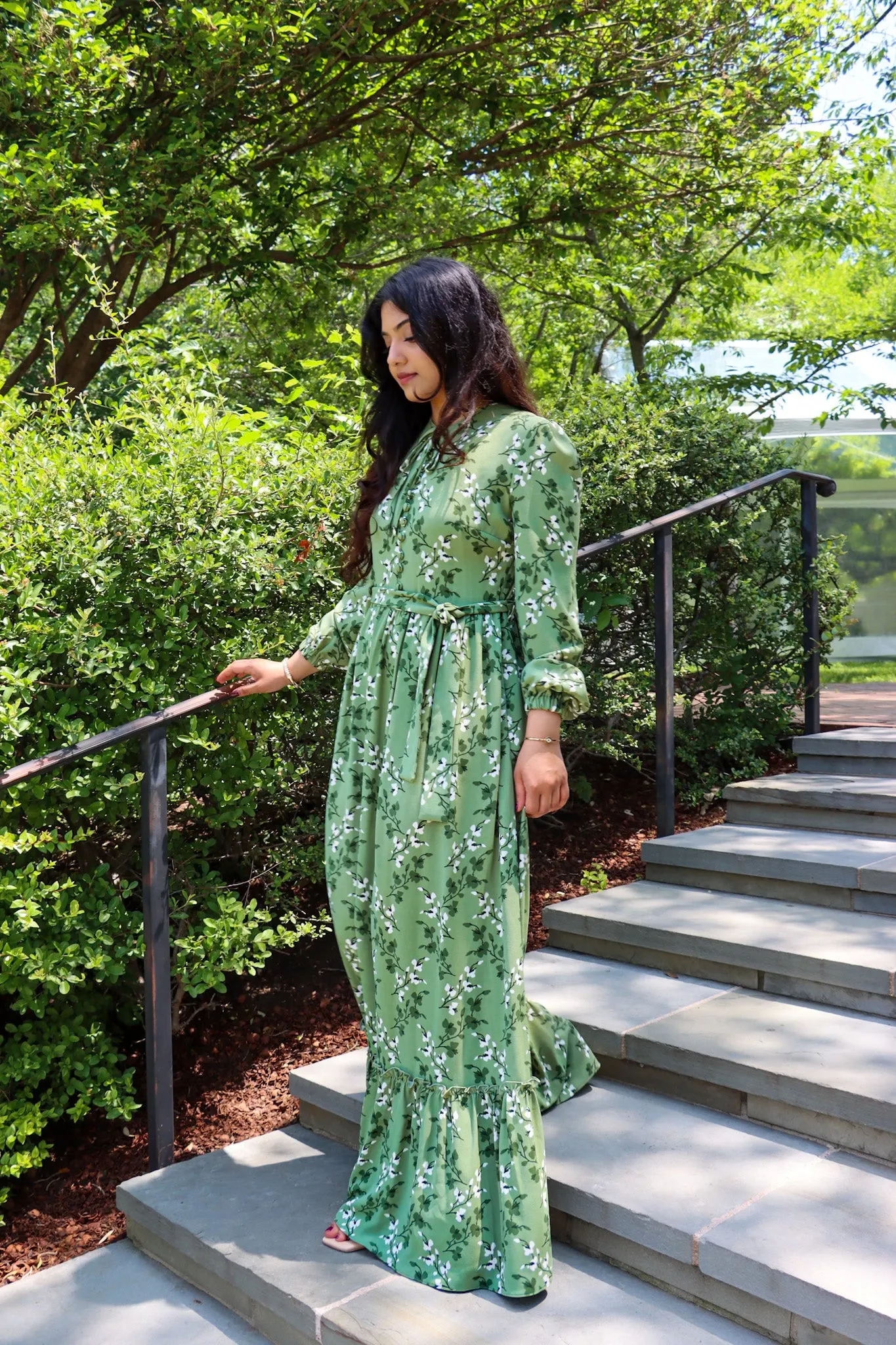 Bloom Maxi Dress - Verde