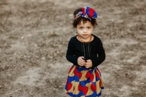 Bow African Skirt Set