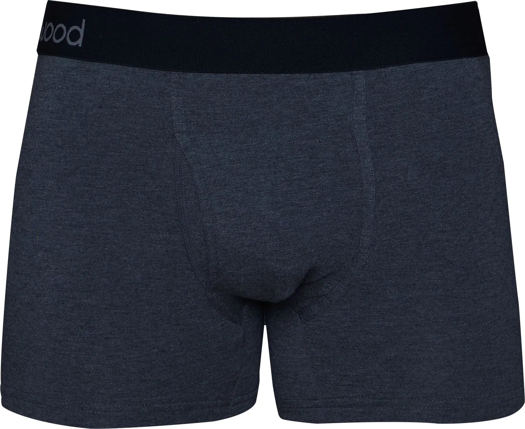 Boxer Brief w/ Fly in Graphite by Wood Underwear