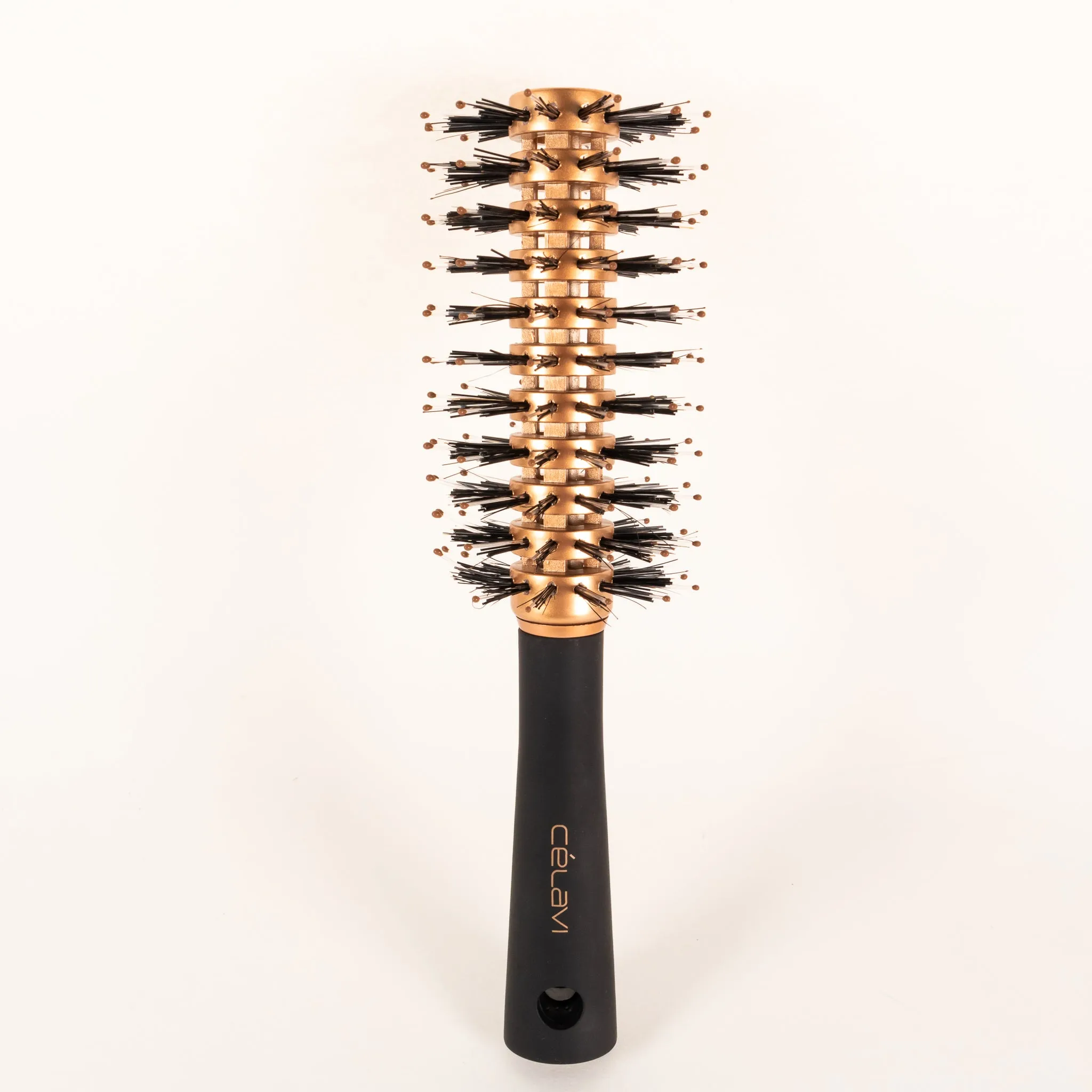 Bronze Gold Thermal Bristle Brush