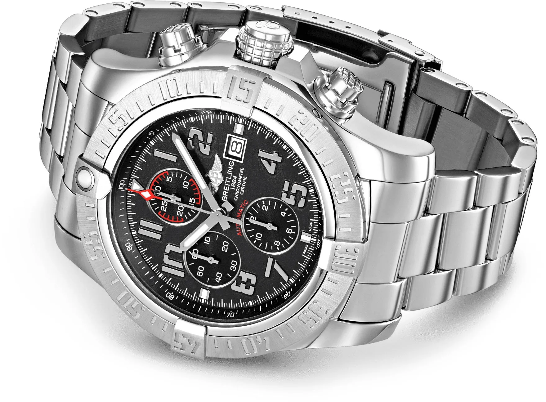 BRT Watch Super Avenger II Steel 48 Chronograph