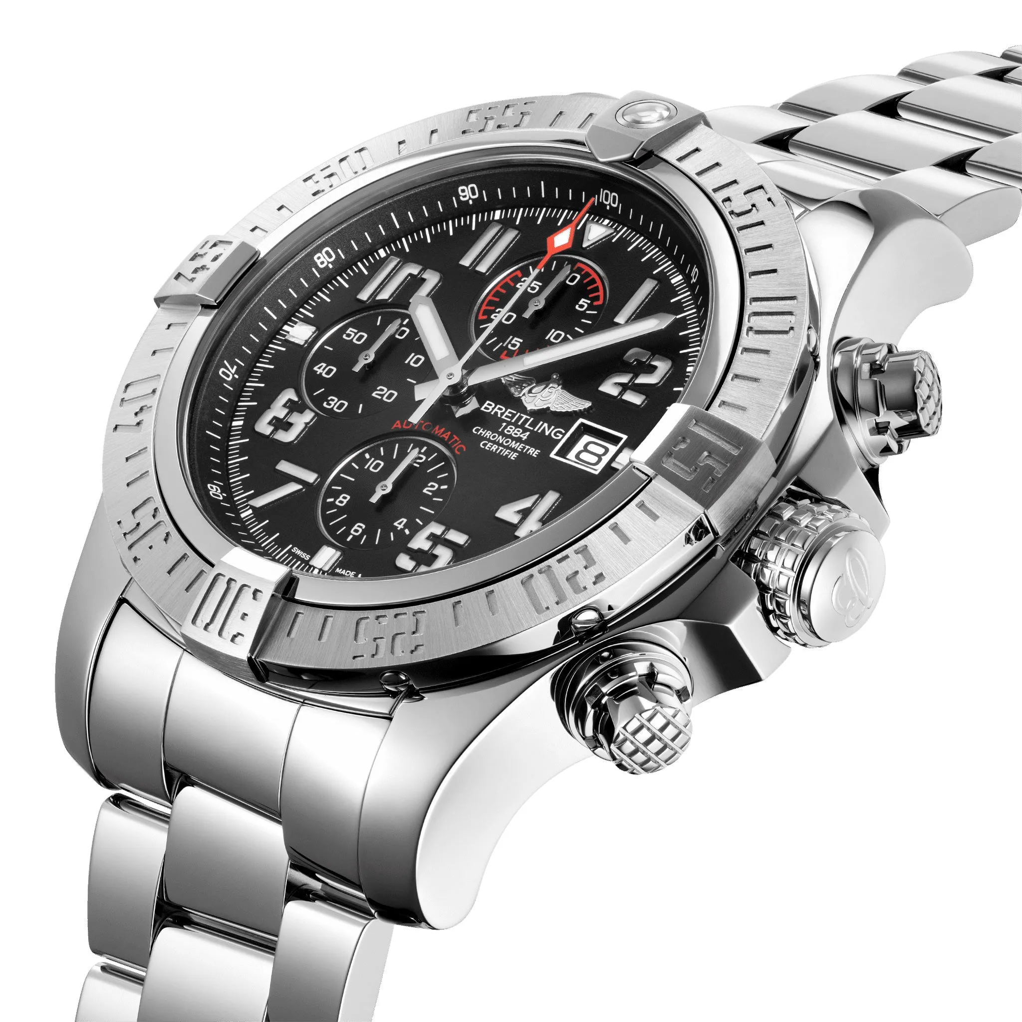 BRT Watch Super Avenger II Steel 48 Chronograph