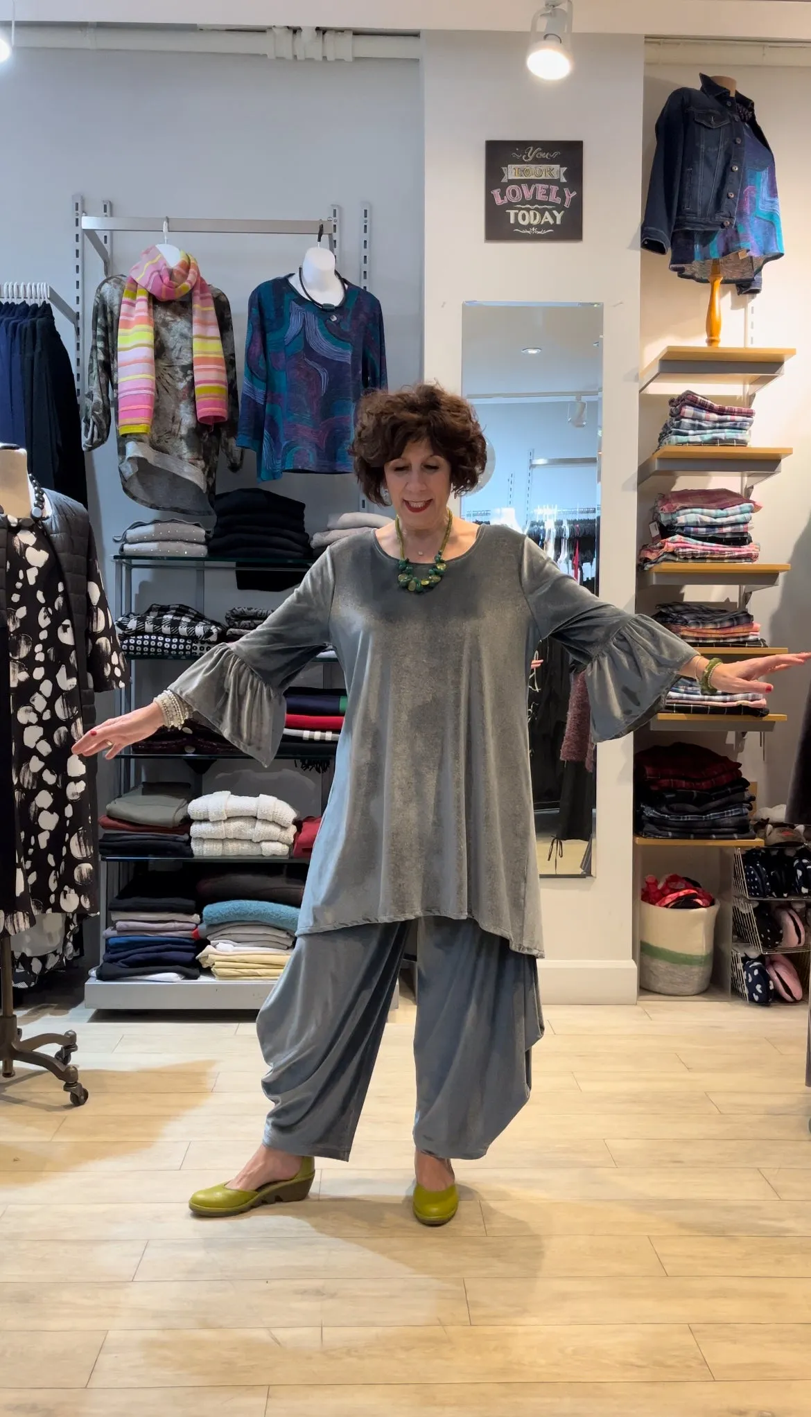 Bryn Walker Sale, 97672  Phryne Velvet Tunic 50% Off Regular Price