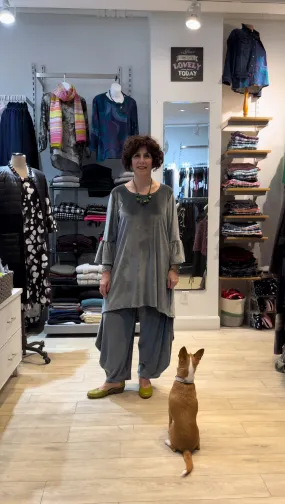 Bryn Walker Sale, 97672  Phryne Velvet Tunic 50% Off Regular Price