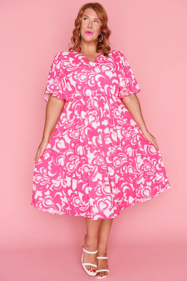 Callie Crazy Hearts Dress