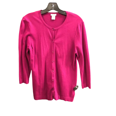 Cardigan By Ann Taylor In Purple, Size: M