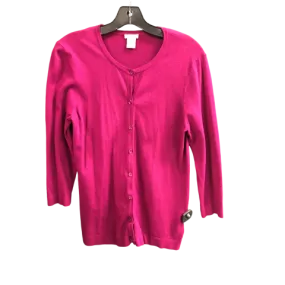Cardigan By Ann Taylor In Purple, Size: M