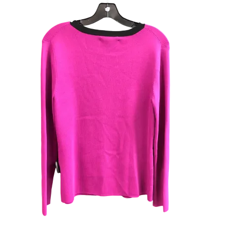 Cardigan By Cable And Gauge In Purple, Size: L