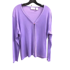 Cardigan By Christy And Jill In Purple, Size: L