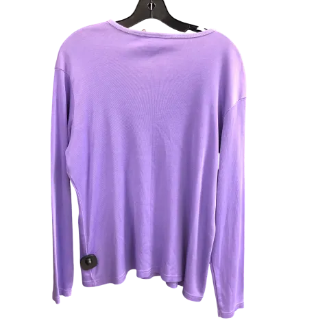 Cardigan By Christy And Jill In Purple, Size: L
