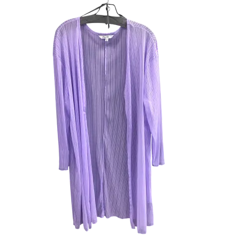 Cardigan By Cmc In Purple, Size: 2x