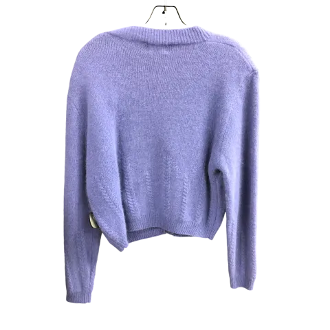 Cardigan By Obr In Purple, Size: M