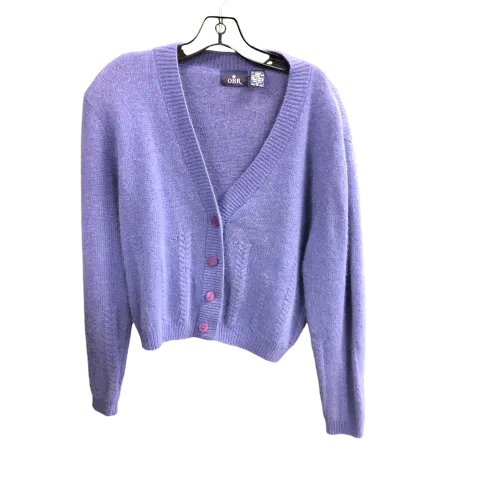 Cardigan By Obr In Purple, Size: M