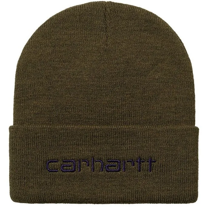 Carhartt WIP Accessories Script Beanie Highland Cassis