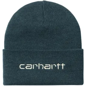 Carhartt WIP Accessories Script Beanie Squid Salt