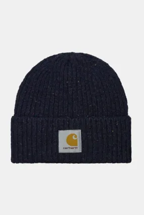 Carhartt WIP Anglistic Beanie (Speckled Dark Navy Heather)