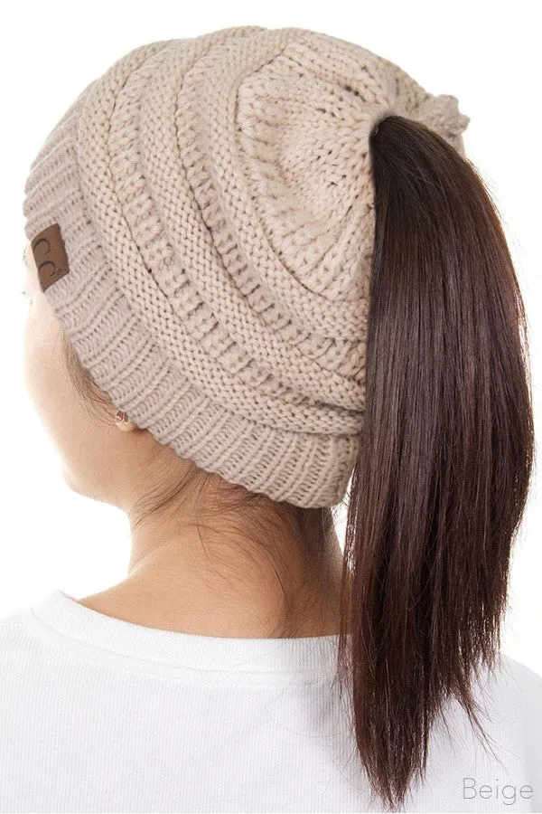 C.C Ponytail Beanie