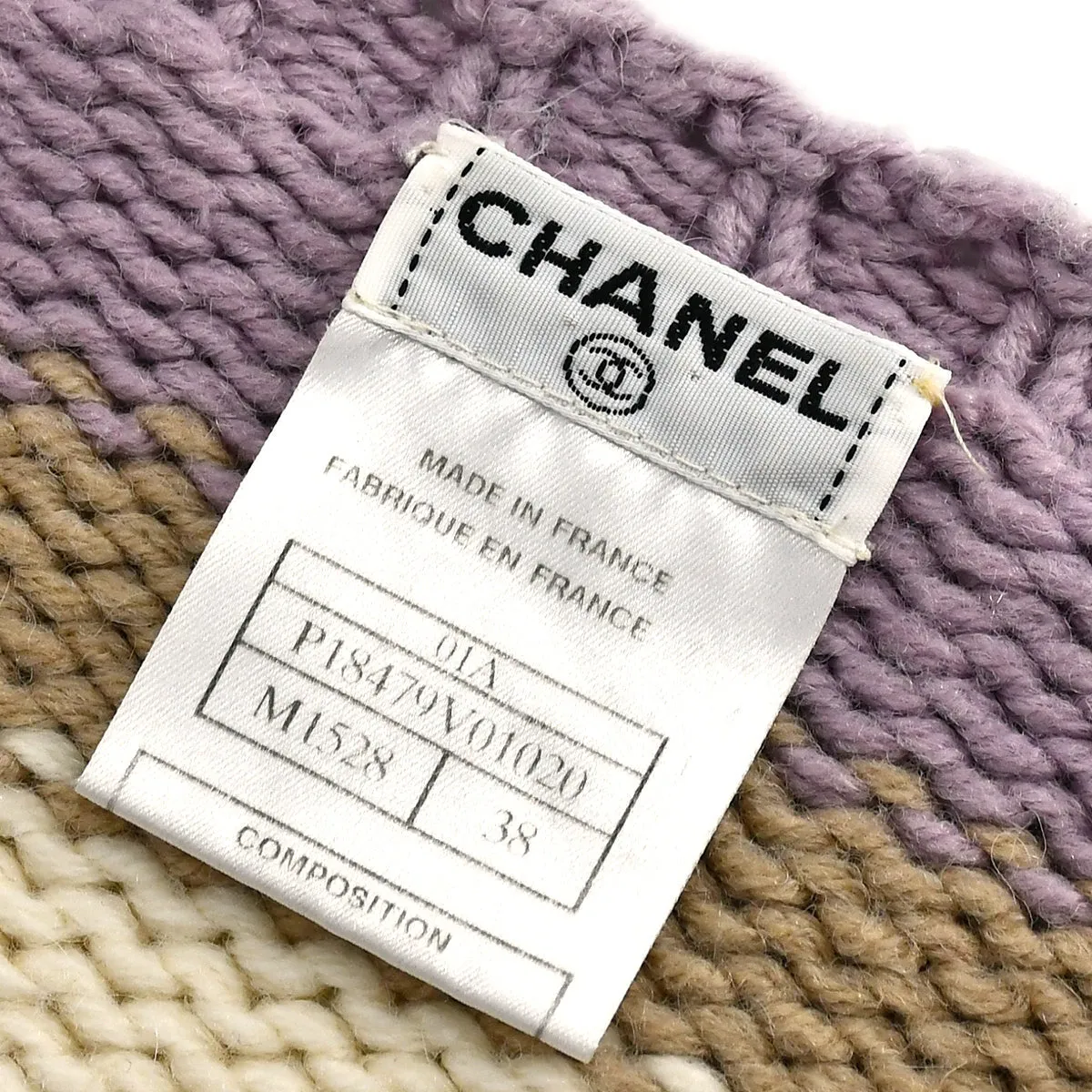 Chanel Cardigan Multicolor 01A #38