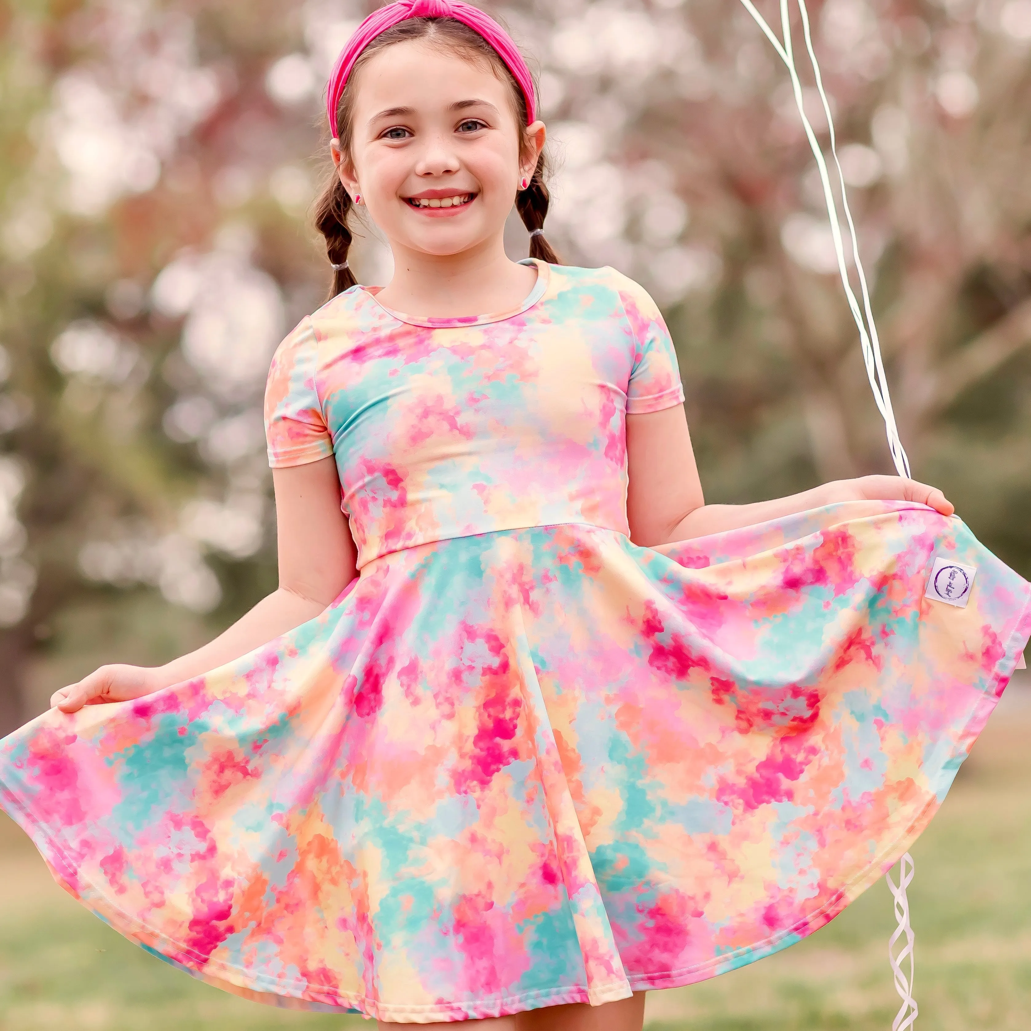 Cloud Tie-dye Dress
