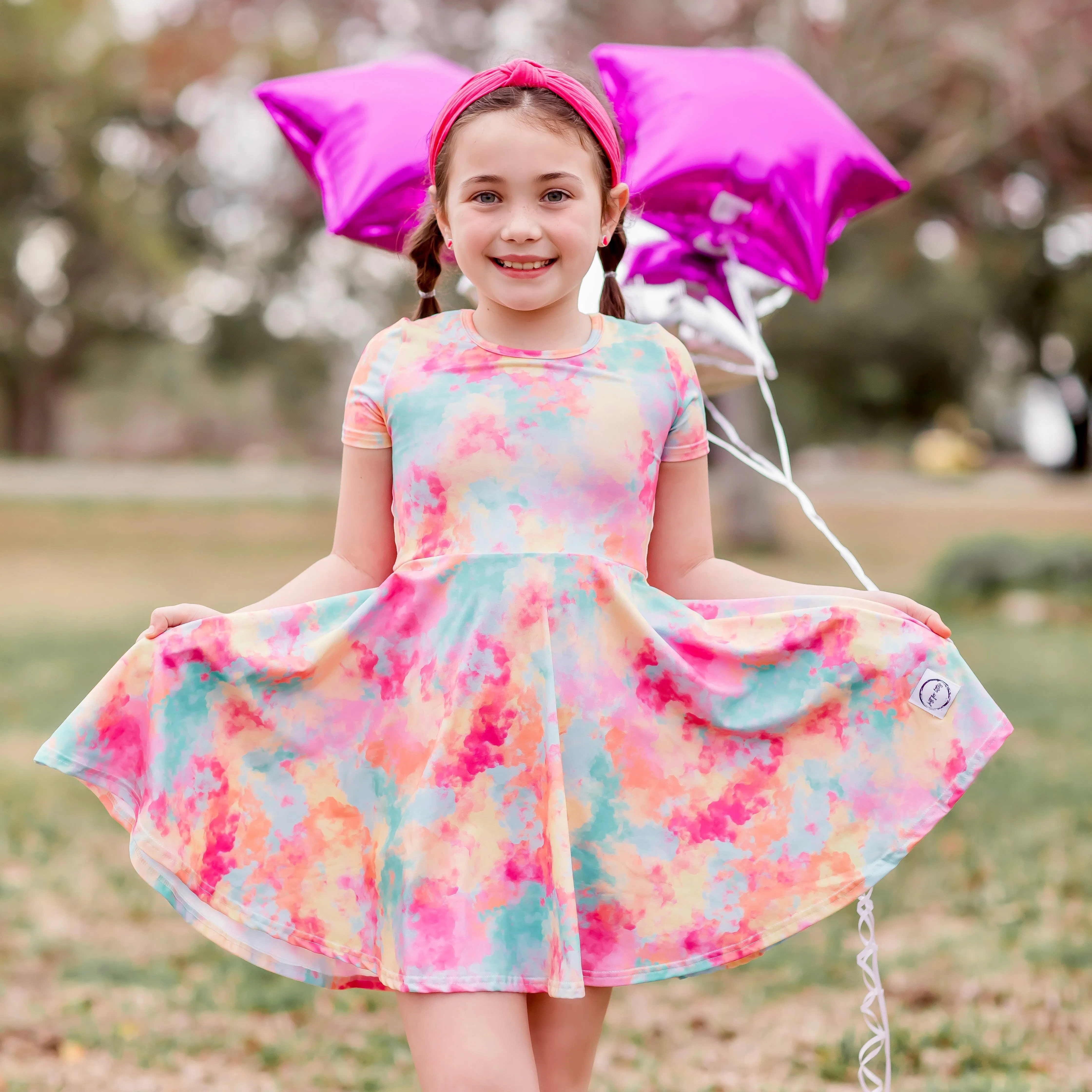 Cloud Tie-dye Dress