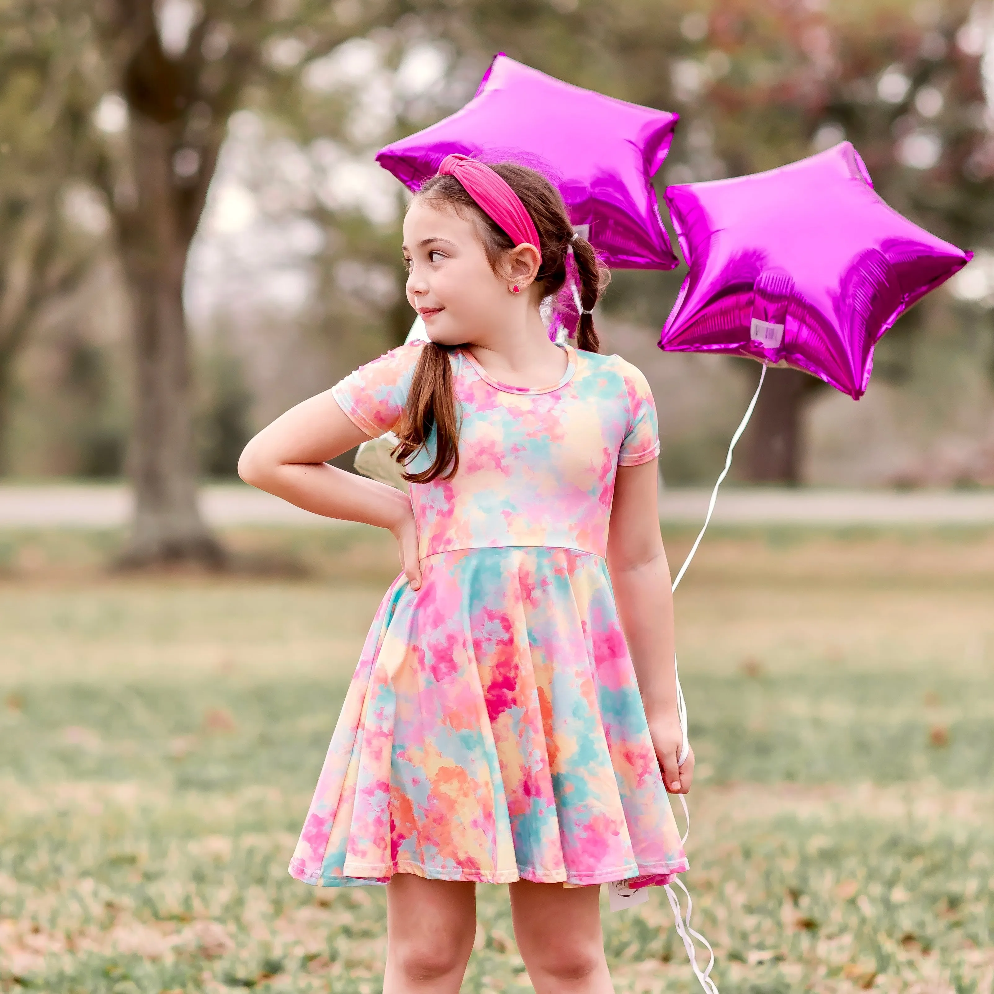 Cloud Tie-dye Dress