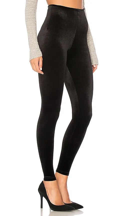 Commando Perfect Control Velvet Legging in Black