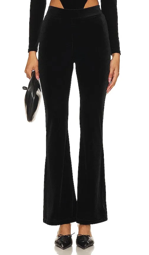 Commando Velvet Flare Legging in Black