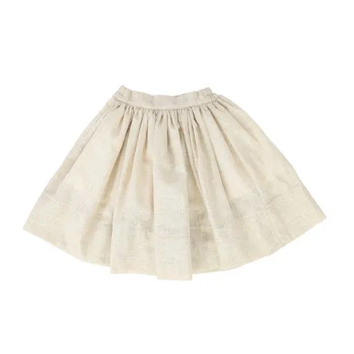 COSMOSOPHIE GOLD SHIMMER TIE SKIRT
