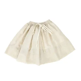 COSMOSOPHIE GOLD SHIMMER TIE SKIRT