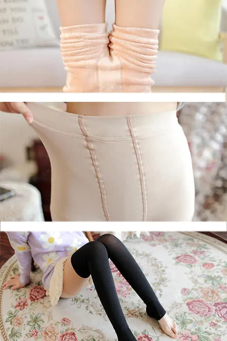 Cute Cat Long Thick Woman Basic Tights Stockings Cosplay Accessories