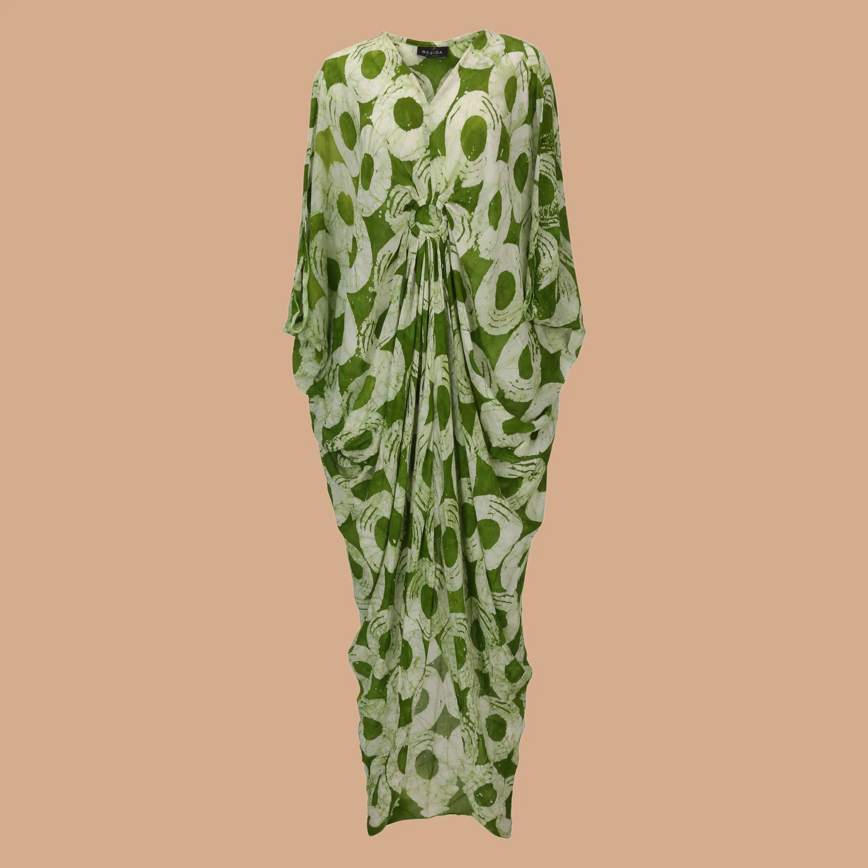 Dreams Green Àdìrẹ Hand Dye Kaftan Dress