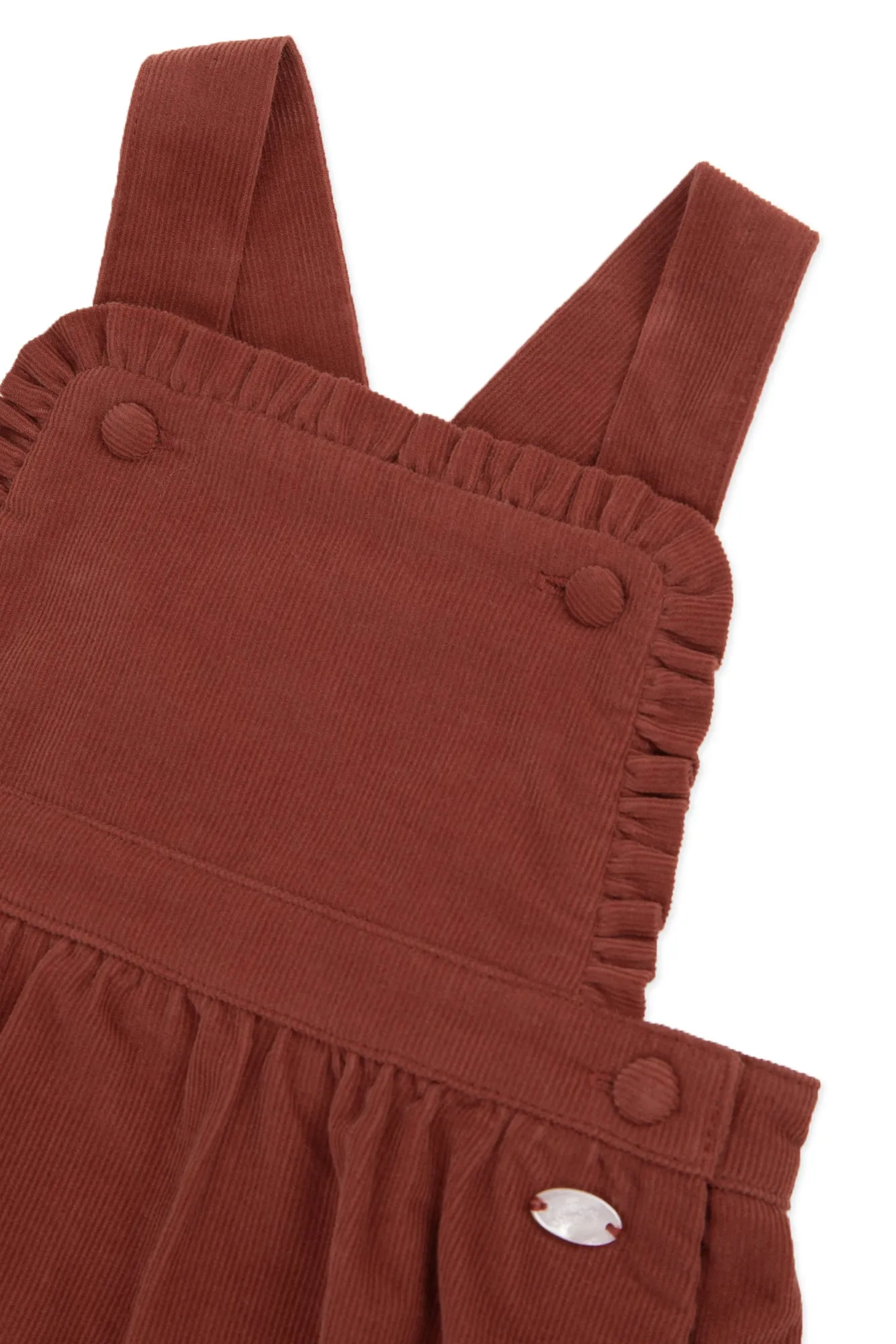 Dungarees - Red Velvet Rolied