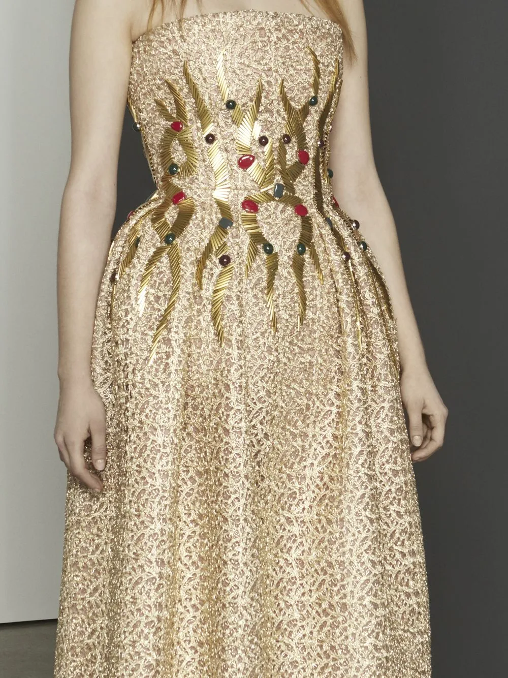 Embellished Mullet Gown