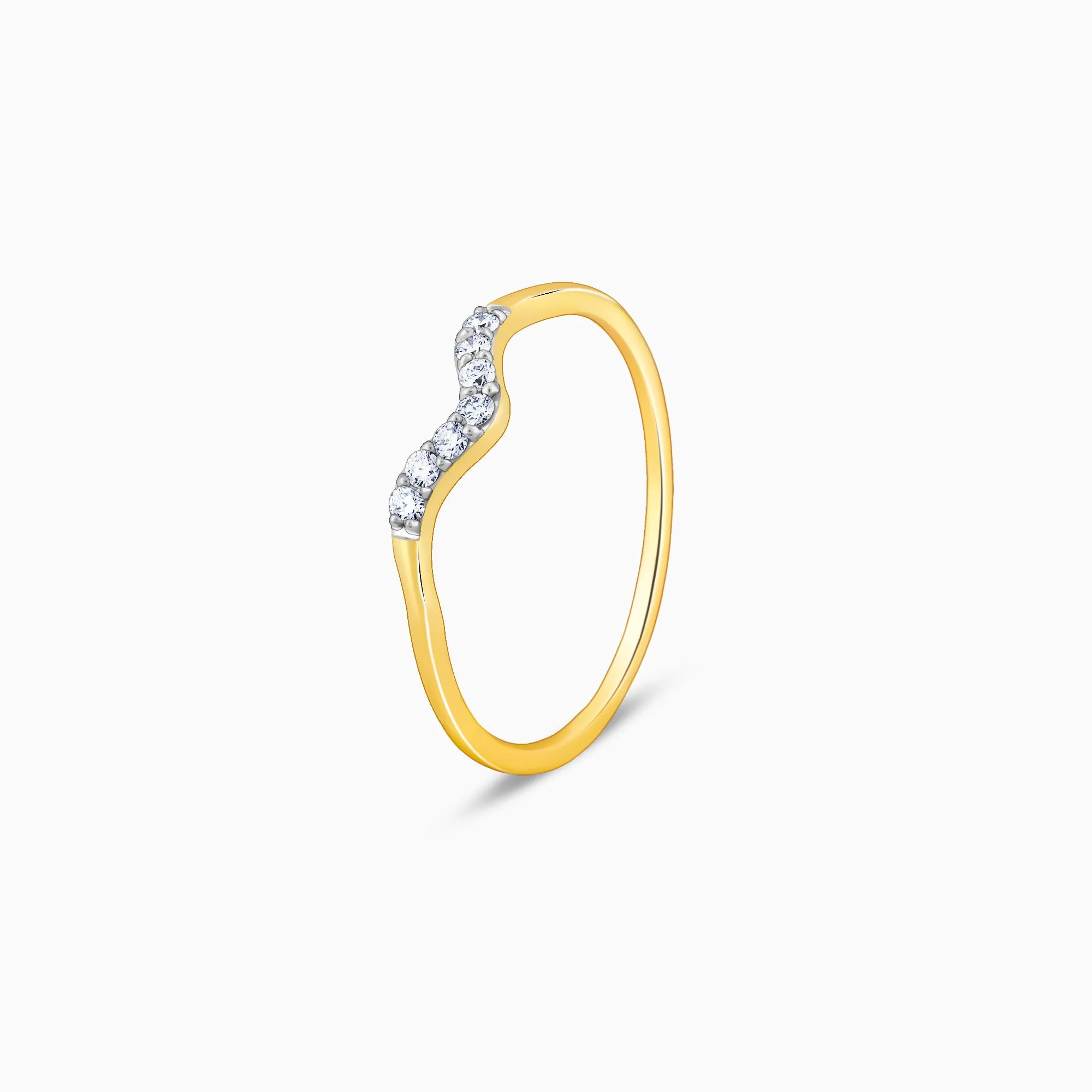 Gold Rise Diamond Ring