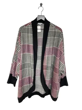 Grey & Purple Cardigan White Birch, Size 3x