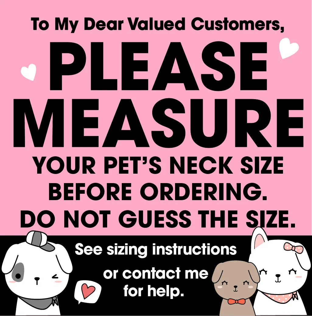 Handmade Christmas Pet Necklace for Dogs Cats Personalized Pet Jewelry