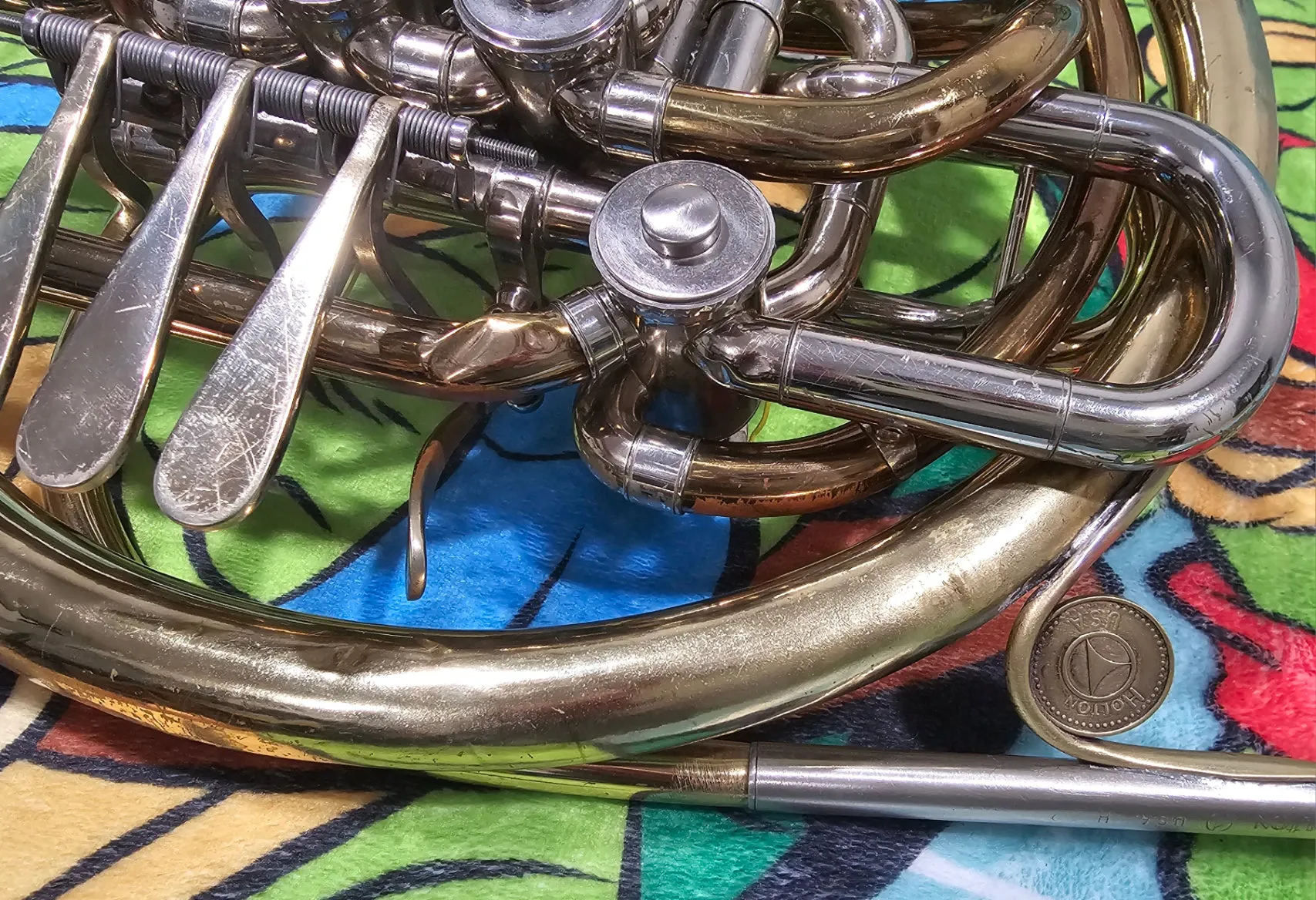 Holton H-378 Double French Horn VERY GOOD COMPRESSION (Free Shipping Lower 48 States)