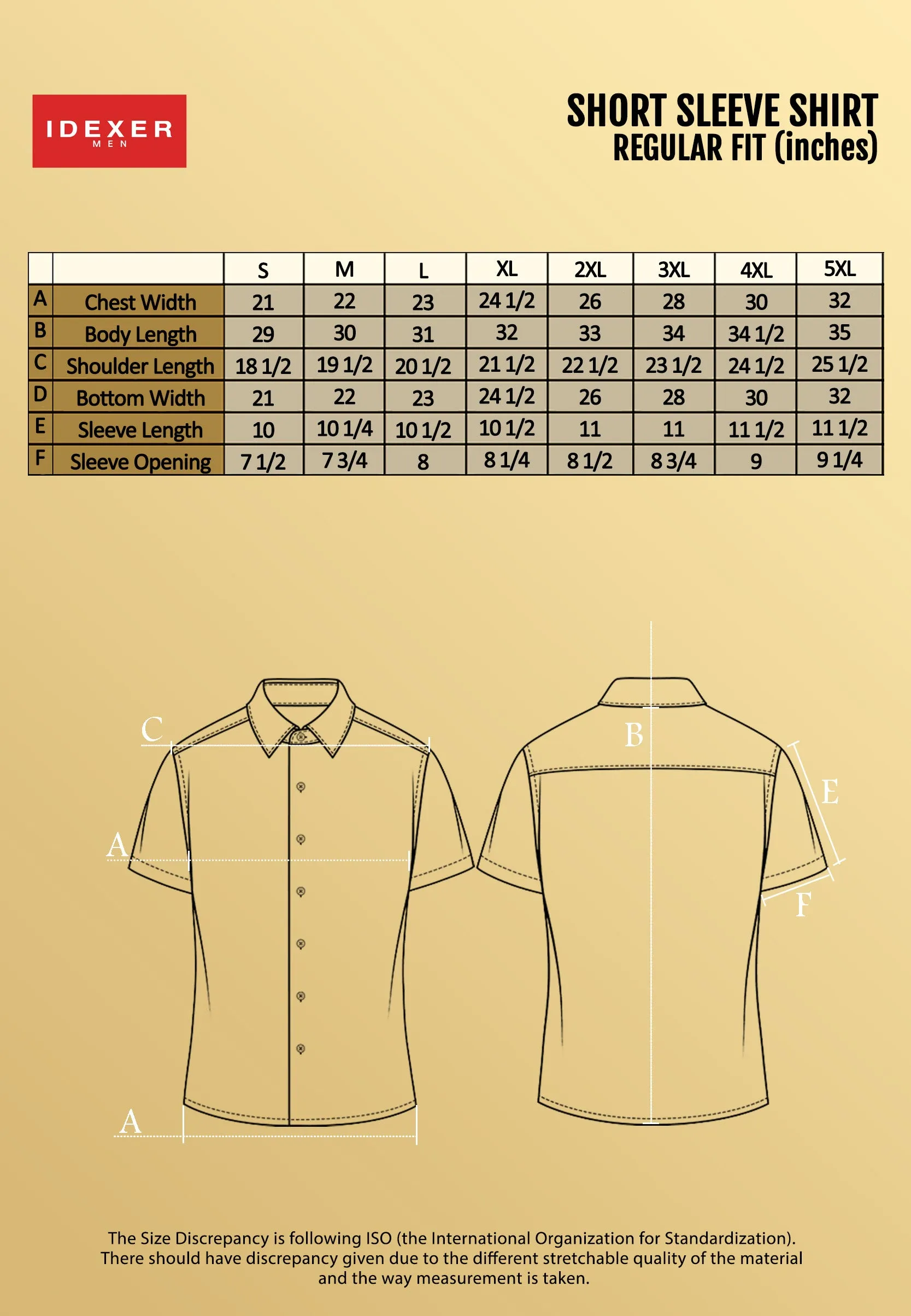 IDEXER SHORT SLEEVE SHIRT [REGULAR FIT] ID0228